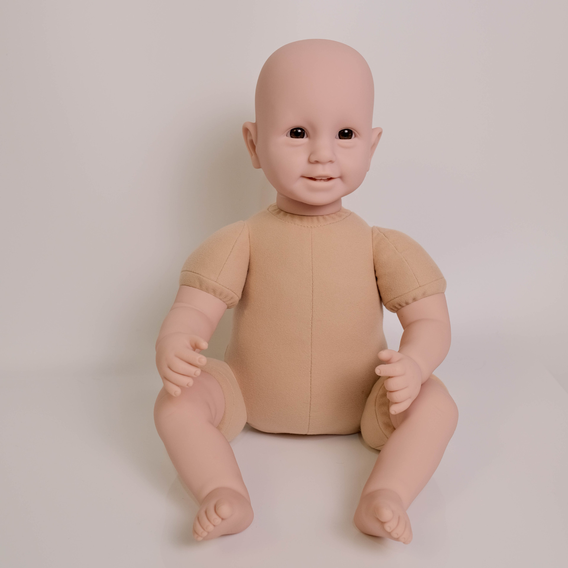 22 pulgadas nuevo seis dientes sin dibujo muñeca desnuda