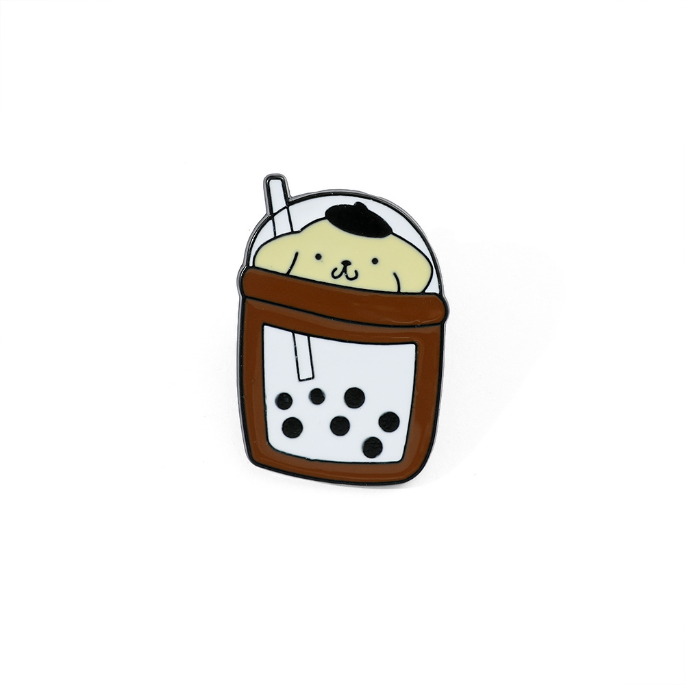 Venta caliente cien Sanrio serie de metal broche de dibujos animados coolomi Yugui perro KT gato todo-fósforo de moda insignia