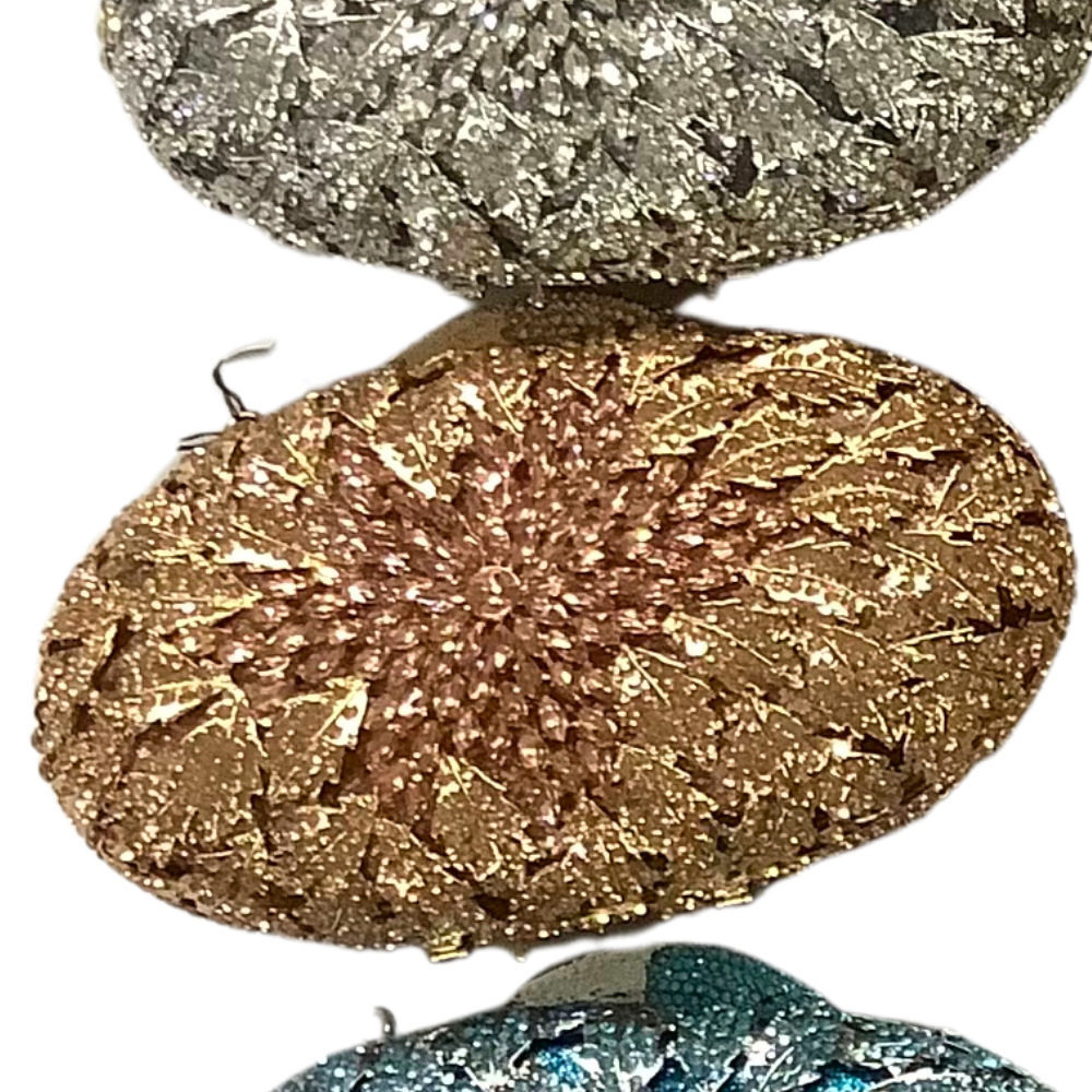 Bolsa de fábrica directa de diamantes transfronterizos bolsas de cristal de diamantes coloridas bolsas de cena vestidos bolsas de mano de mujer