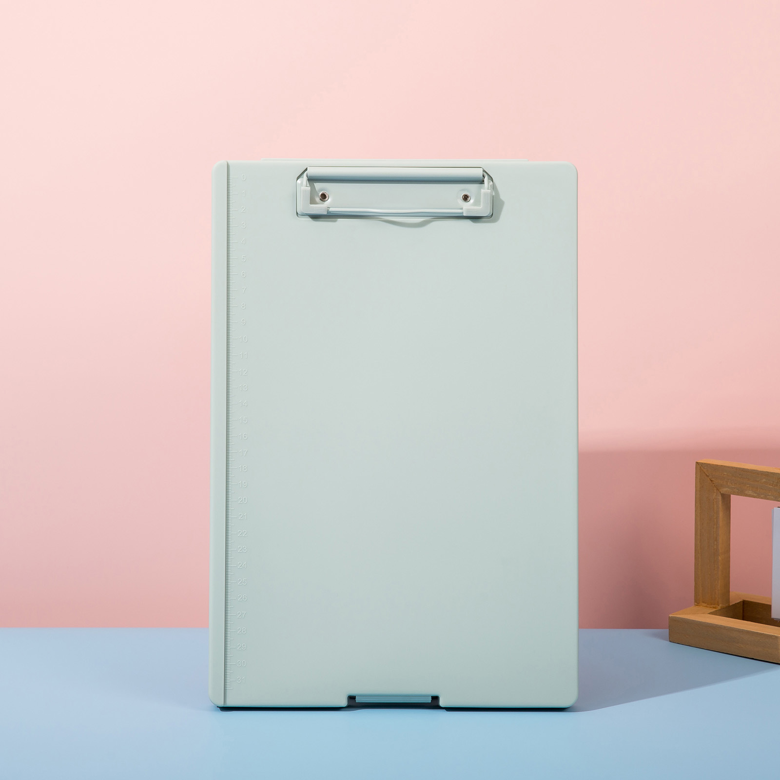 보드 클립 박스(모란디 그린)