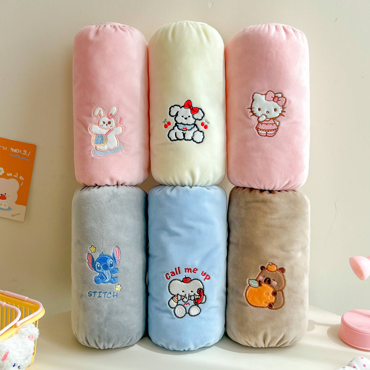 Children's Sleeves for Girls in Autumn and Winter, Anti-Fouling and Anti-Dirty down Jacket Sleeves for Boys and Girls, Cute Fleece-Lined Warm Baby Sleeves