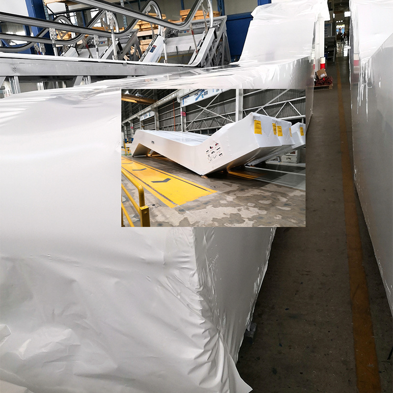 Fábrica al por mayor equipo de máquina grande motor coche PE embalaje película retráctil aire acondicionado embalaje envío personalización