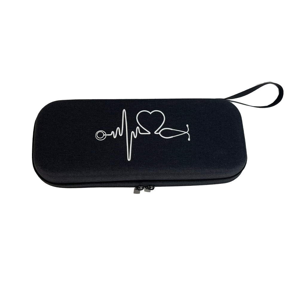 Bolsa de estetoscopio portátil estetoscopio multifunción eva bolsa de almacenamiento caja de almacenamiento de carcasa dura bolsa de almacenamiento de estetoscopio