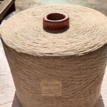 亚麻纱24英支 原色 漂白亚麻纱 苎麻纱 规格齐全 现货 弘扬纺织