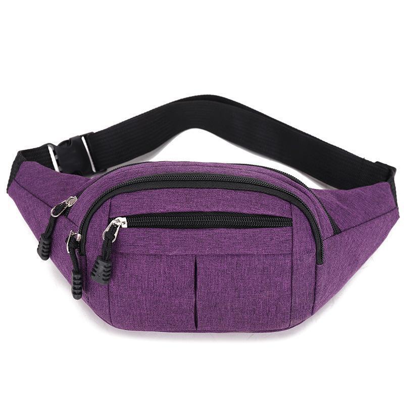 Riñonera Deportiva para Hombre de Nailon, Impermeable y Resistente al Desgaste
