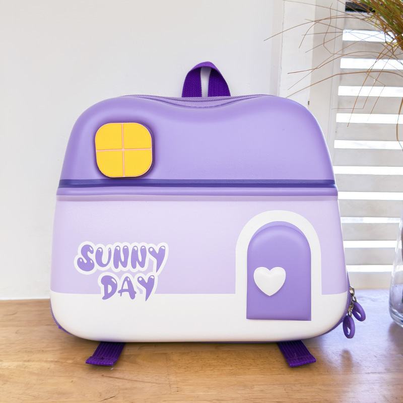 Nueva luz flash mochila de niños mochila de cáscara dura mochila de dibujos animados para niños de 2 - 6 años de edad mochila de jardín de infantes ligera