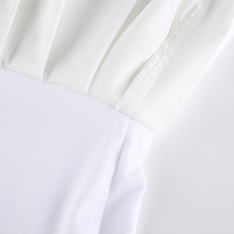 Dames plooirok met letterborduursel voor streetstyle_voghion.com
