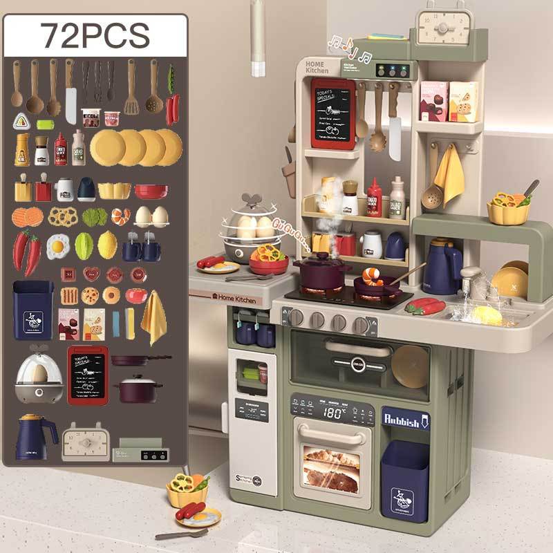Baby Valley Niños Juguetes de cocina Niñas Cocinar Cocinas Simulaciones de cocina Regalo de cumpleaños de bebé de 3 años