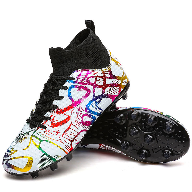 Zapatos de fútbol de alto nivel para hombres 2024 otoño nuevos zapatos deportivos antideslizantes juveniles entrenamiento transfronterizo de clavos largos