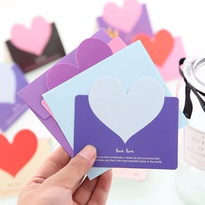 Wish Card 50 love Greeting cards card Korean Edition festival Thank originality birthday Greeting cards Independent