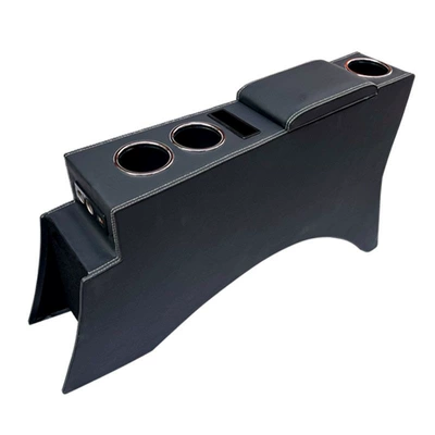 22 FAW Pentium nat armrest box Pentium E05 modified accessories special central 21 Pentium NAT armrest box (Armrest box) - quick-charge-storage-box-cup-holder-black