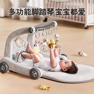 Cross-border Infant Multifunctional Fitness Rack Walkers Two-in-One Early Education Newborn Children Gifts for Small Month-old Babies