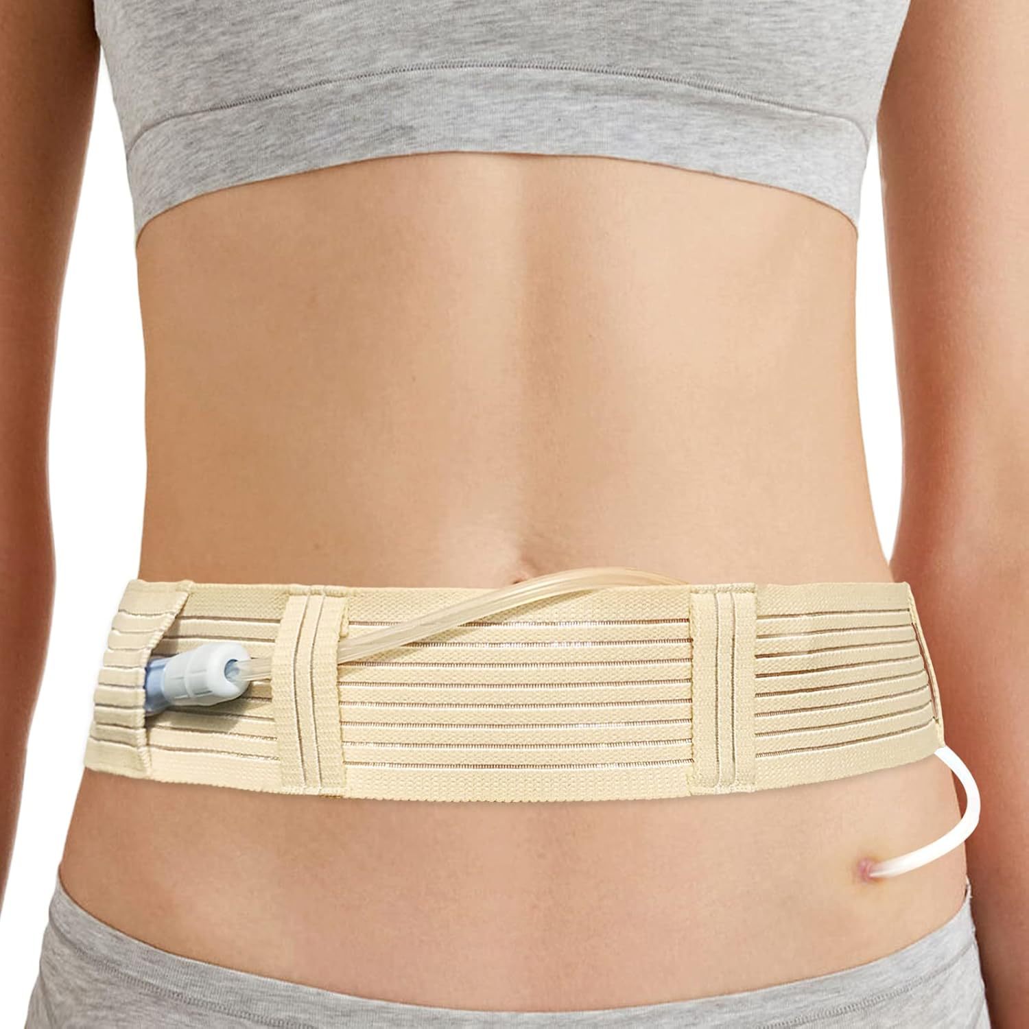 Peritoneal dialysis abdominal binder, catheter care and protection belt, peritoneal dialysis supplies, tubing fixation belt, adjustable size.