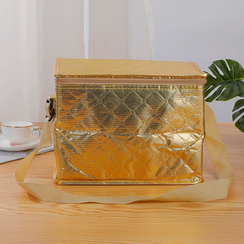 Double-layer handheld purse, thermos, picnic bag, Amazon, wholesale