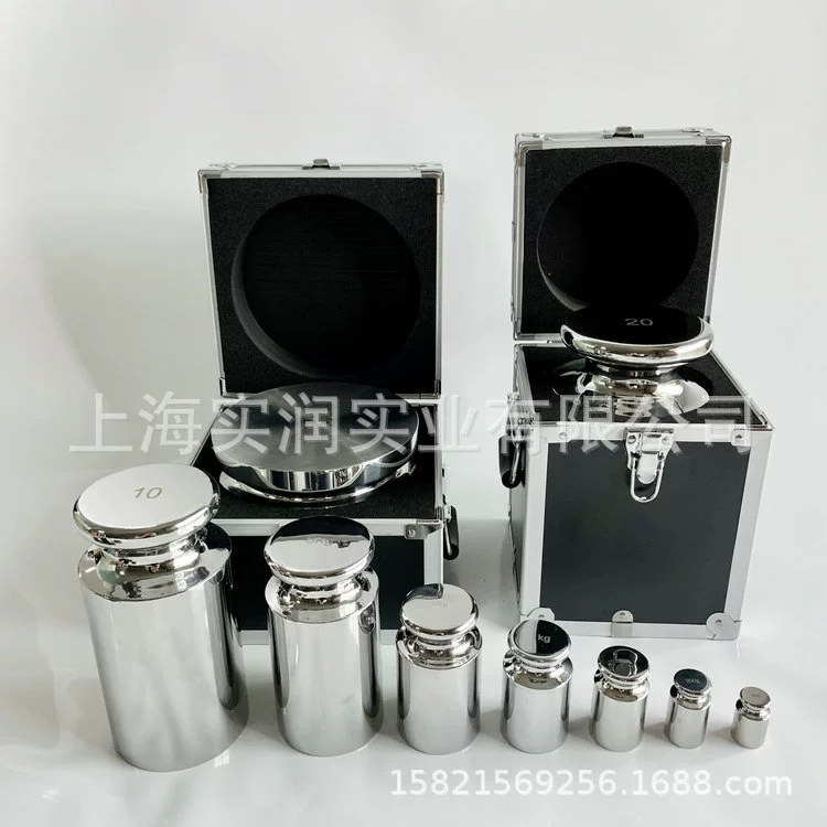 Вес из нержавеющей стали класса F1, цилиндрический стандартный вес 10kg с отчетом о измерениях, фармацевтическая фабрика, вес калибровочных весов 10 кг