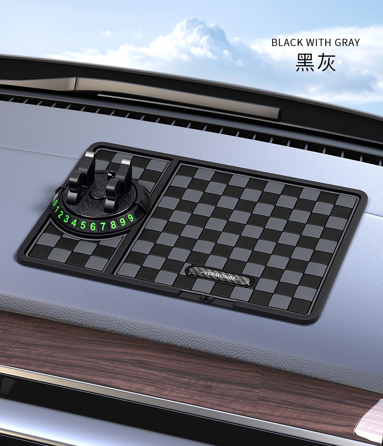 Suitable for Audi car anti-skid pad A6L/A4L/Q5L car instrument panel parking card storage pad mobile phone holder