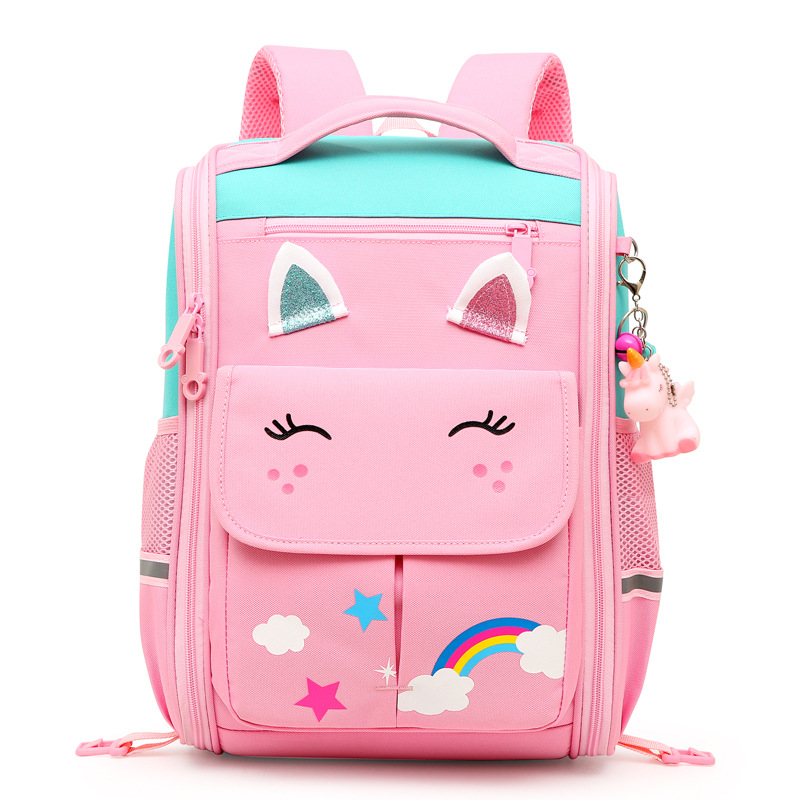 Mochila escolar con ruedas para niñas de primaria, mochila infantil, mochila plegable de dibujos animados de alta gama para estudiantes de quinto grado, mochila con ruedas para estudiantes de primaria, venta al por mayor