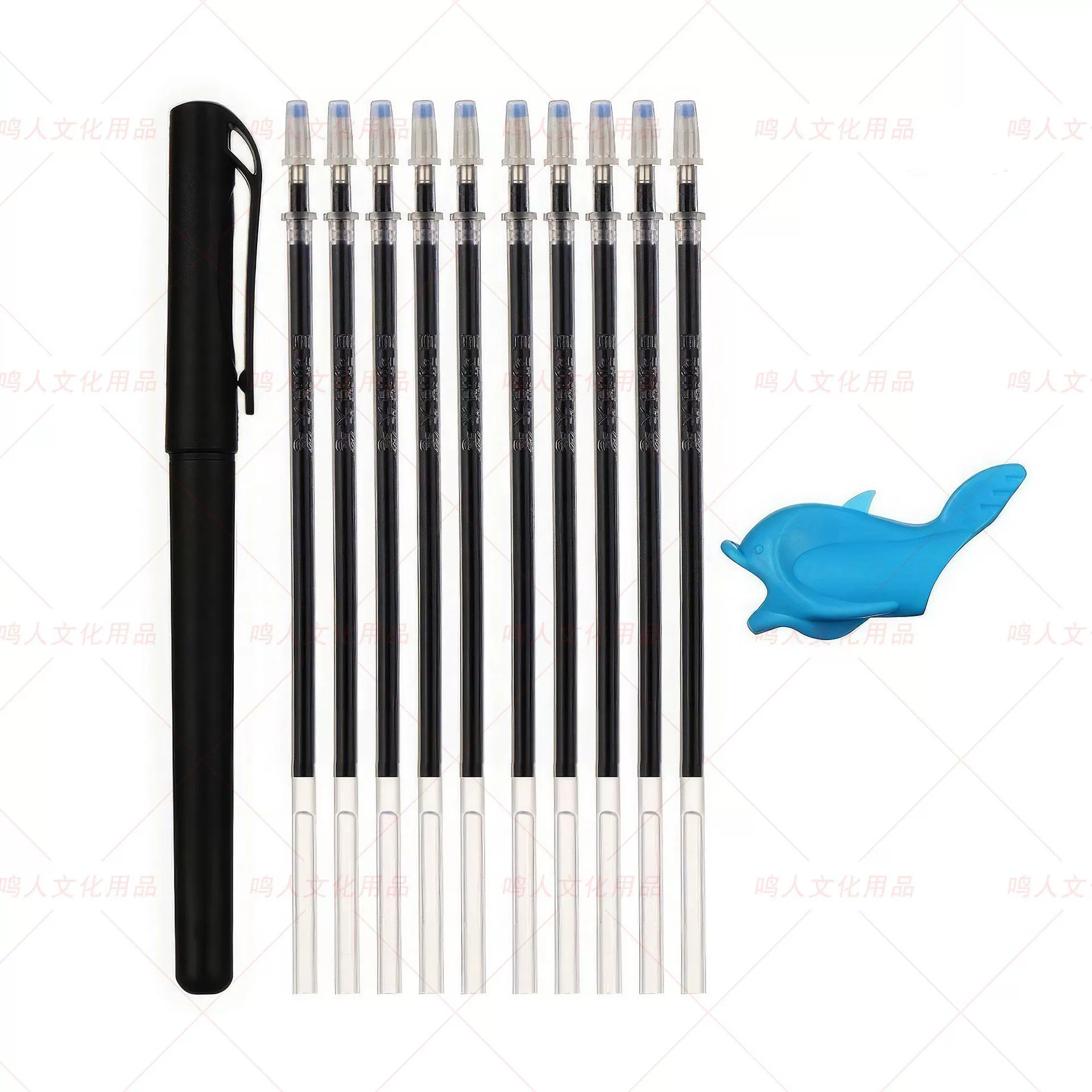 Автоматическая цветная ручка для практики каллиграфии 0,5 мм синяя наклейка со словами с канавкой Специальная потерянная ручка Детский костюм Magic Lost Pen