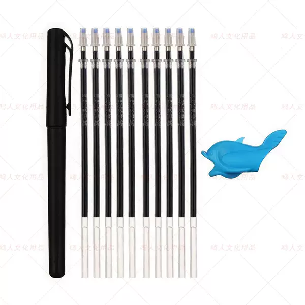 Automatic color fading pen for calligraphy practice 0.5mm Blue Groove word sticker Special lost Pen children Magic lost Pen suit