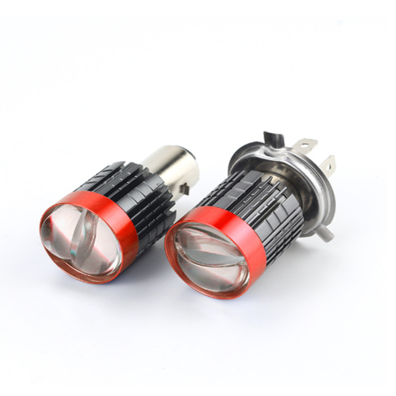 Motocicleta LED faro BA20D   Lámpara de motocicleta H4 lámpara superbrillante lámpara de luz alta y baja conversión de lámpara de automóvil