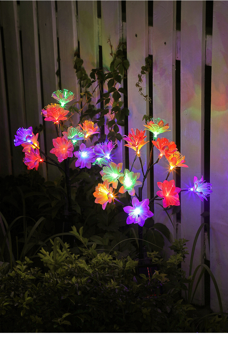 Lampada solare da giardino a forma di camelia led per esterni_voghion.com