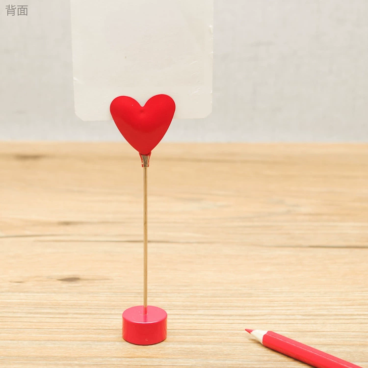 Cute blue colorful sticky note standing desk menu clip photo display clip graduation season photo clip