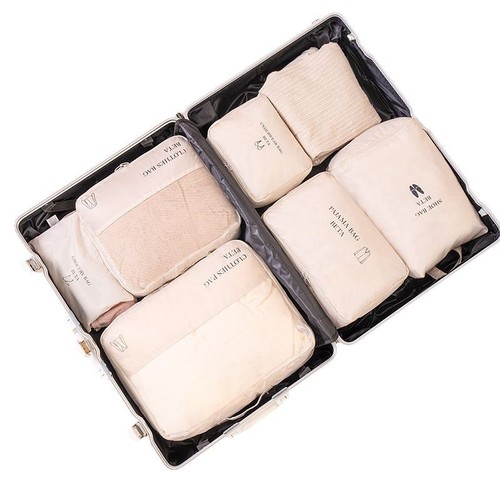 Twill travel storage bag travel clothes storage bag down jacket luggage trunk packing bag underwear bag travel box