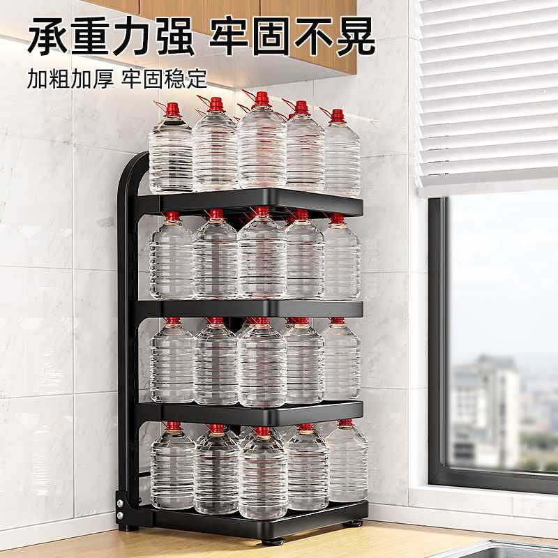 廚房置物架家用用品大全多層鍋具收納架子下水槽櫥櫃內分層放鍋架