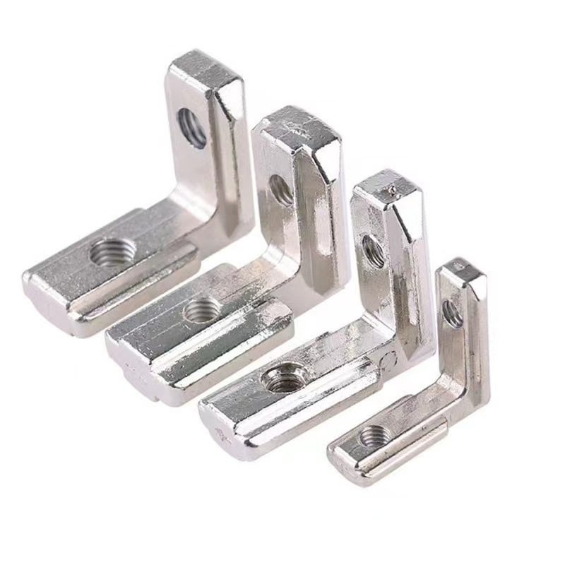 角槽连接件202030304040铝型材配件内置直角连接件L型拐角连接件