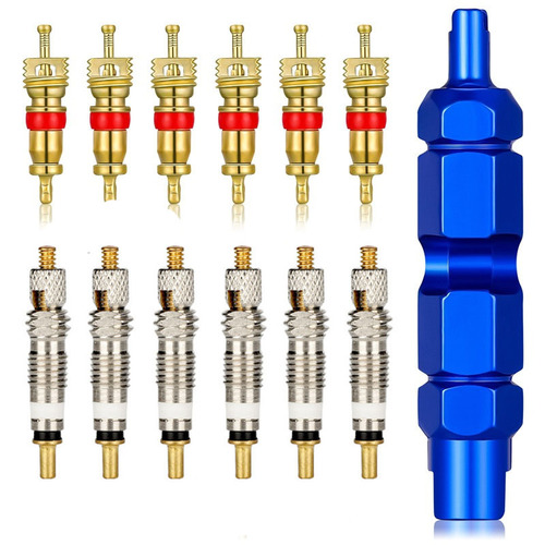 French valve core set Bicycle American French wrench French mouth converter Mountain bike repair tools