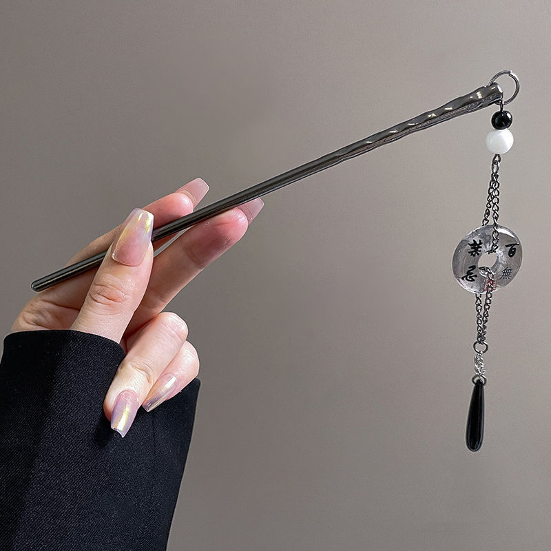 El nuevo país viento inmortal qi fluye pinzas de cabello para mujeres elegantes estilo antiguo paso de agitar cheongsam piezas de cabello de cabello diario estilo chino clásico pinzas de cabello