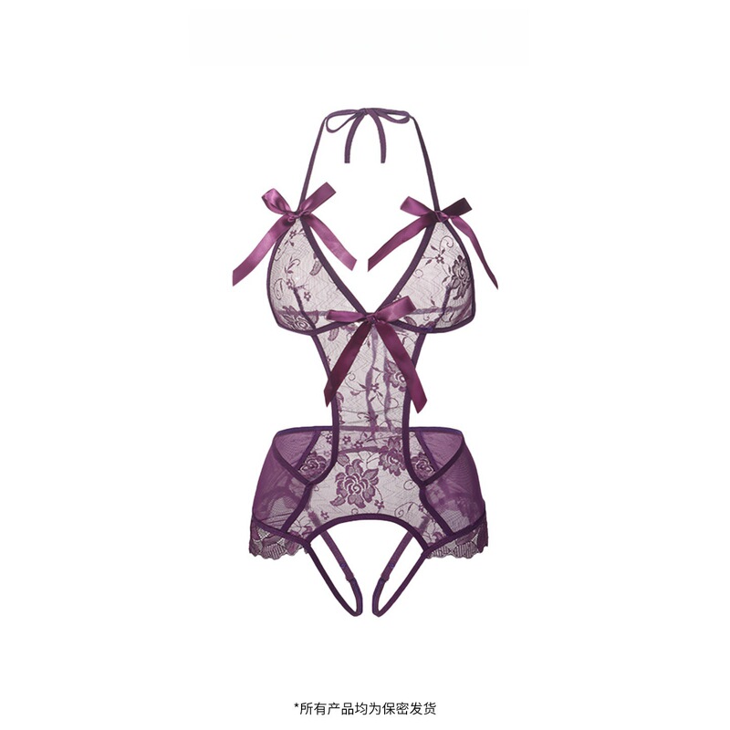 Sexy Lingerie Hot Lace Open-Crotch One-Piece Dress for Women Hollow-Out Pure Desire Tight-Fitting Uniform One-Piece Set 8692 Sexy Lingerie Hot Lace Open-Crotch One-Piece Dress for Women Hollow-Out Pure Desire Tight-Fitting Uniform One-Piece Set 8692