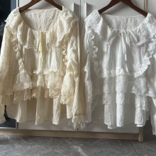 2025秋季新款女翻领日系甜美森系女装上衣衬衫宽松文艺风ins外贸