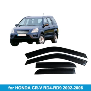 Suitable for Honda Cr-V 2002-2006 Rain Shield Side Window Deflector Rain Eyebrow Thickened Light-Transmitting