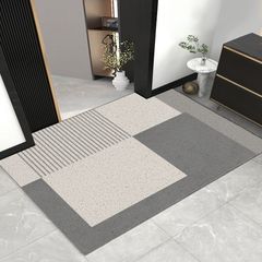 Nordic entry door silk circle floor mat entry carpet home door mat indoor entry door entrance hall foot mat can be cut