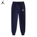 Navy blue-white label