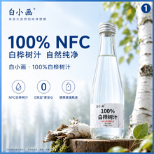 白小画 100%白桦树汁 配料干净只有桦树汁310 mlx6