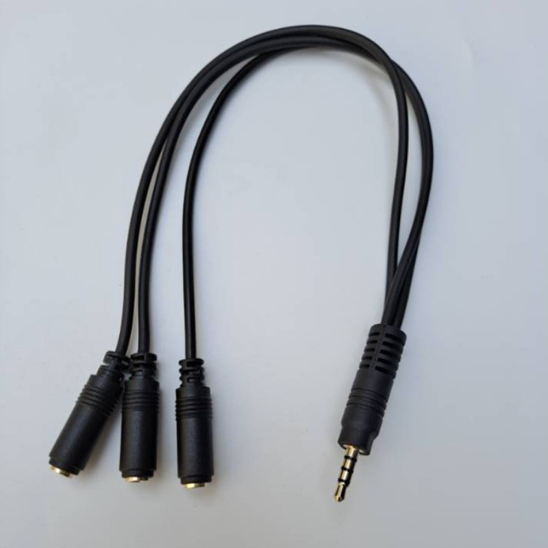 Spot AUX audio cable 3.5mm Public Public Public Police Mother Fourth Section Pay Cyrutic Calcid Voice Voice Voice Extended Connection 4