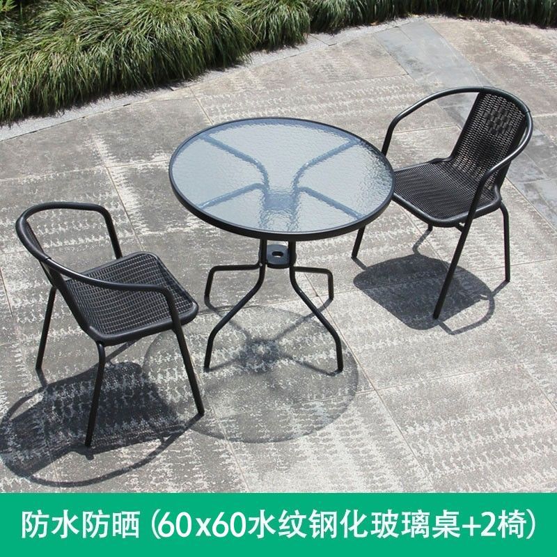 60 물무늬 조립 원형 테이블 2+1장