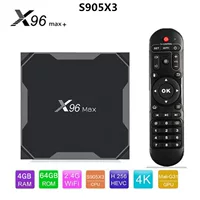 Набор X96 Max Plus - топ-бокс 4G/64G Android 9.0 S905X3 Гигабит HD-плеер tvbox