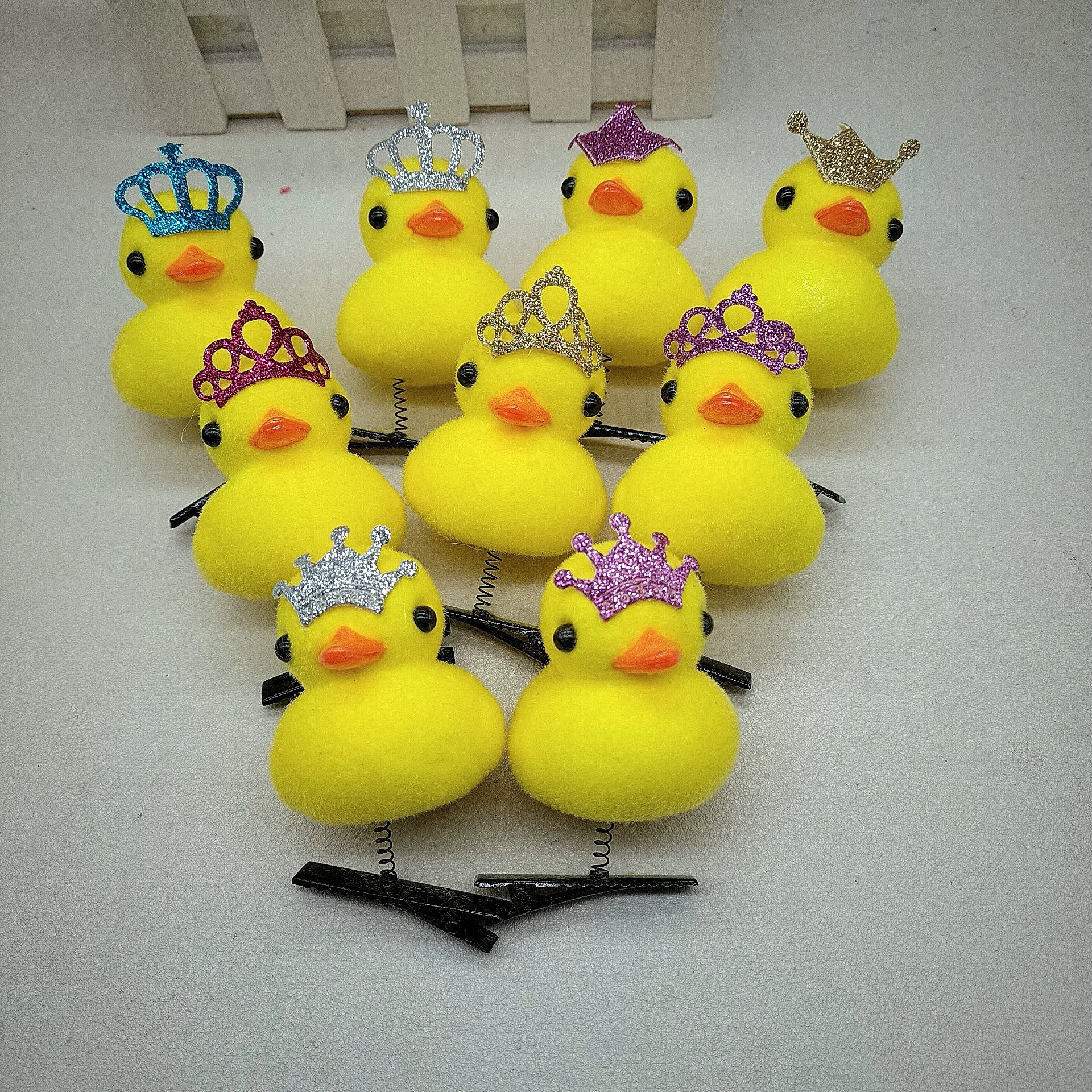 B.Duck, маленькая детская заколка для путешествий, шпильки, милый аксессуар, игрушка, утка