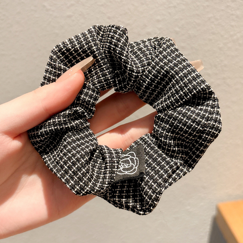 Coreano de alta calidad collar de cabello para mujeres de verano cabello de cola de caballo arco de encaje tocado de alta elasticidad