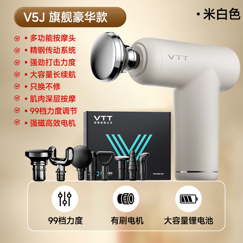 VTT bolsillo mini pistola de fascia mini masajeador muscular para niñas multifuncional pequeña fábrica de pistola eléctrica cervical