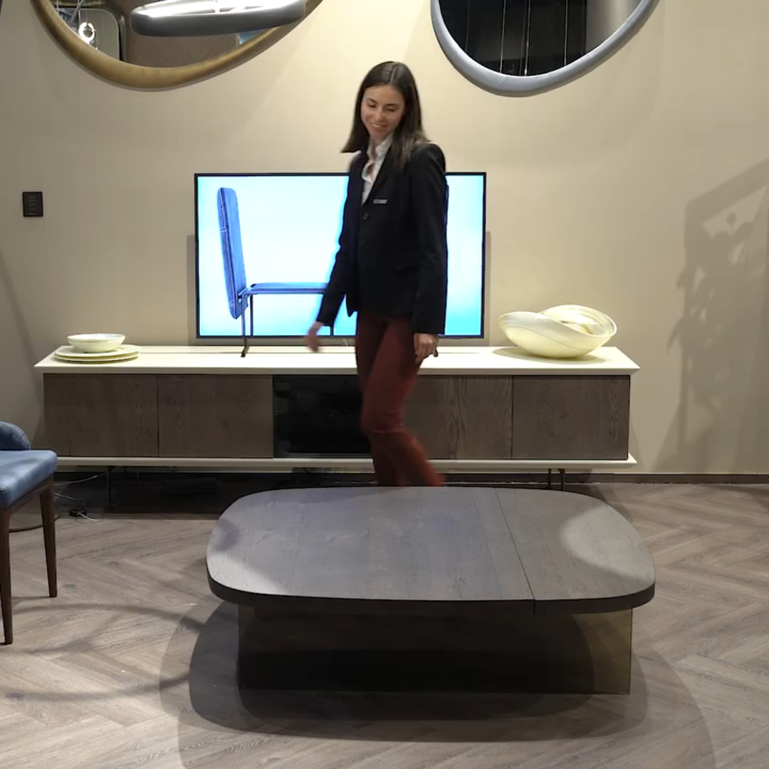 Mesa de centro elevadora de madera maciza, apartamento pequeño, sala de estar, hogar, mesa pequeña multifuncional 2024, nueva creatividad minimalista moderna