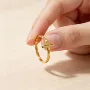 开口跨境小众欧美指环