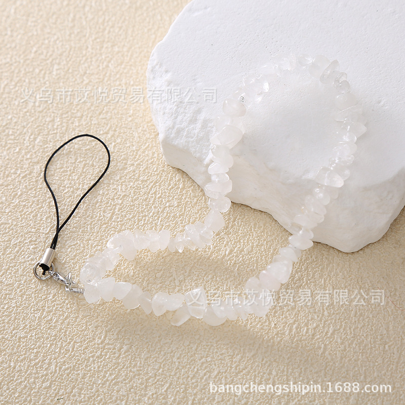 Natural white crystal