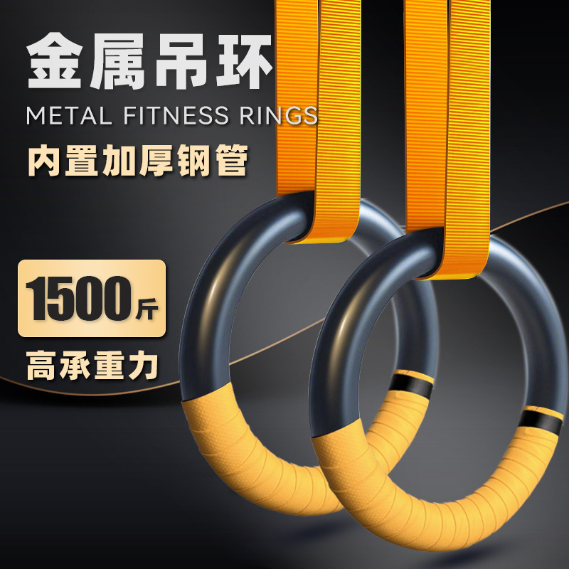 Metal Hanging Ring Fitness Home Circular Adult Indoor Pull-Up Pull Ring Spinal Traction Stretching Training Equipment