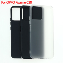 适用于OPPO真我Realme C30手机套保护套手机壳磨砂布丁素材TPU