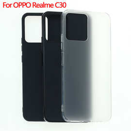 适用于OPPO真我Realme C30手机套保护套手机壳磨砂布丁素材TPU
