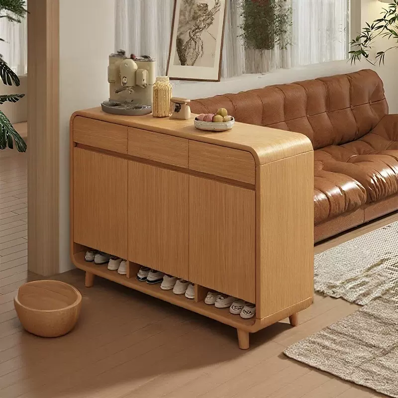 鞋柜收纳分层神器客厅玄关柜家用门口入户收纳柜一体隔断储物鞋架